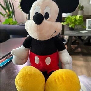 Disney Mickey Mouse Plush - Black, Red, Yellow